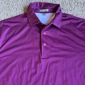 Peter Millar Golf Polo Shirt Large Summer Comfort